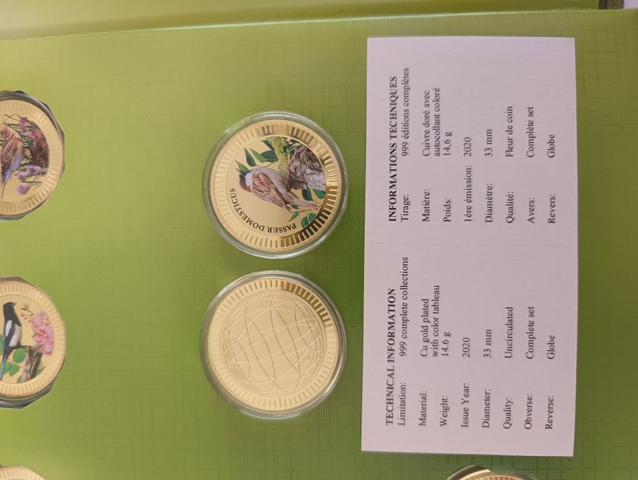Medale - Europejskie Ptaki Śpiewające