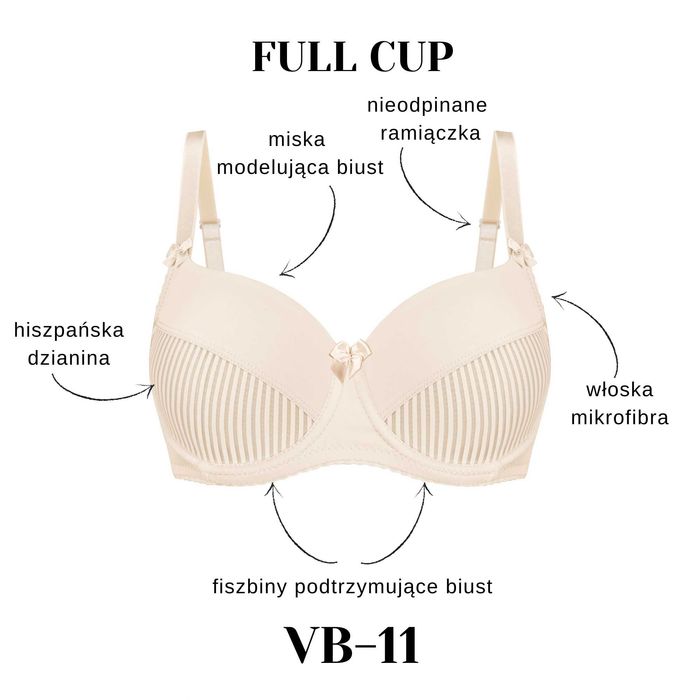 Vena VB-11 Biustonosz 85F Beżowy