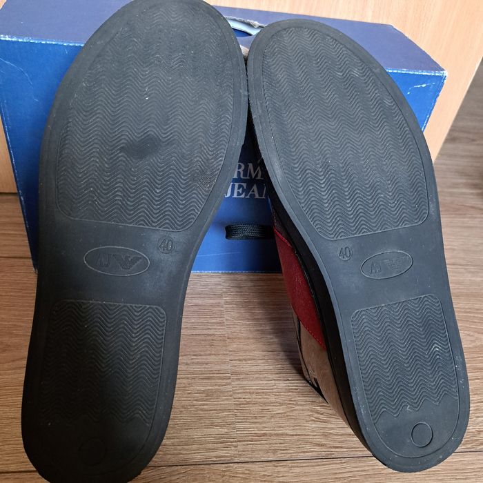 Кроссовки кеды мокасины унисекс Armani Jeans p.40