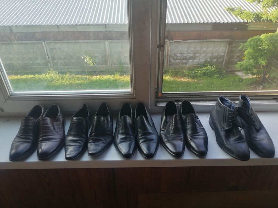Кожаные туфли Италия