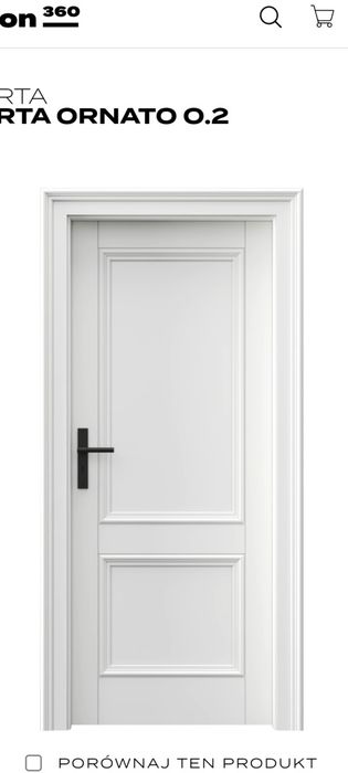 Sprzedam NOWE drzwi łazienkowe Porta model Ornato kolor kaszmirowy