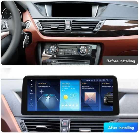 Radio Android Nawigacja GPS BMW X1 E84 2009r-2015 Carplay 8+128 2-din