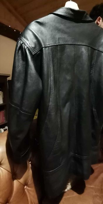Casaco Vintage em pele