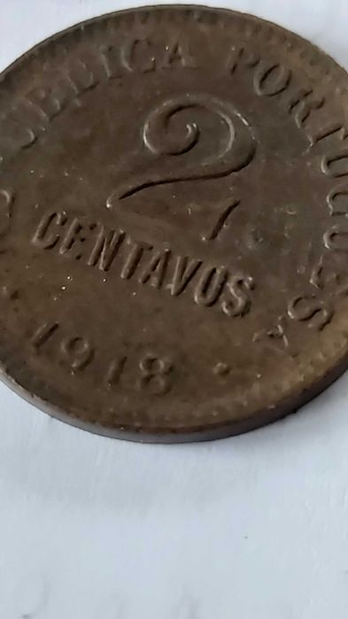 Vendo moeda antiga de 1918