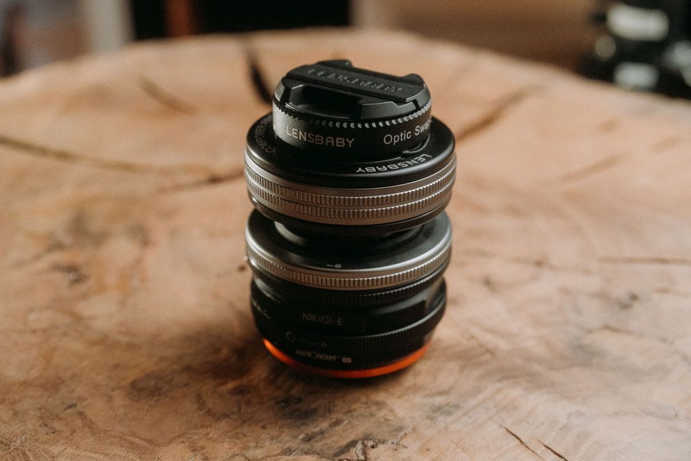 Lensbaby composer pro c/ sweet 35 para Nikon C/adaptador Sony