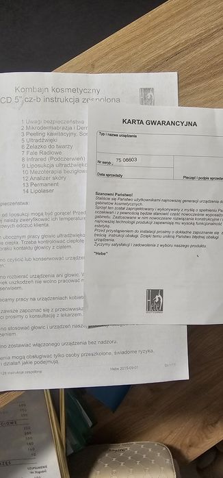 Kombajn kosmetyczny HEBE CD5
