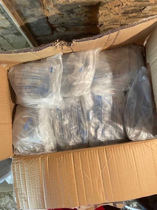 400 Sacos Coletores de Urina 2L – Novos, com Mangueira e Válvula