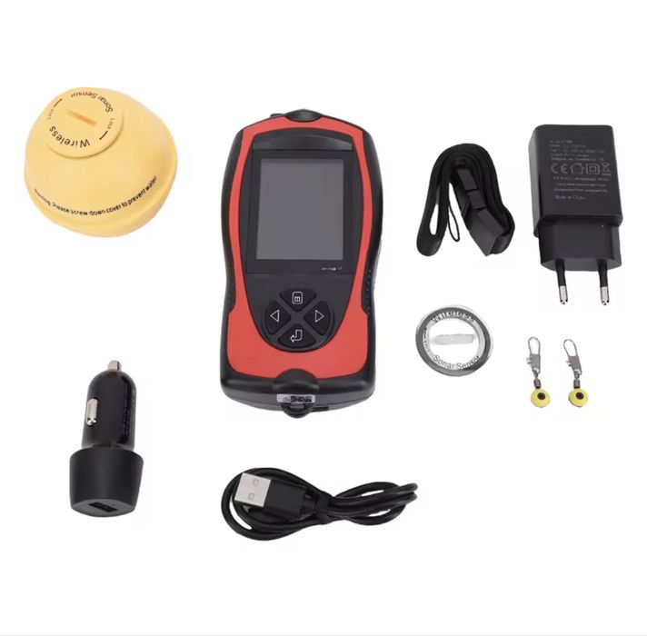 Łódka zanętowa D16E GPS echosonda  LUCKY uchwyt