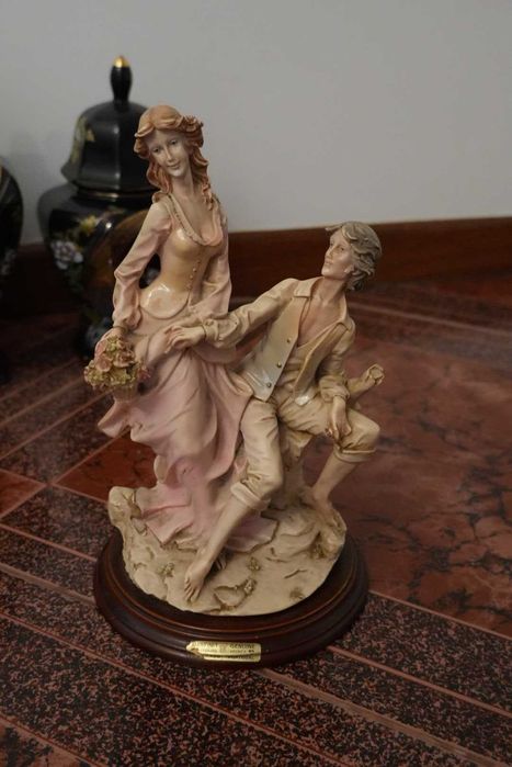 Lote de decoração – recheio de casa (jarras, tapete, quadro, estatueta) – vendo junto ou separado