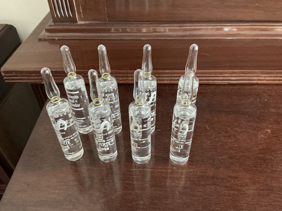 Ampolas para fixar penteados