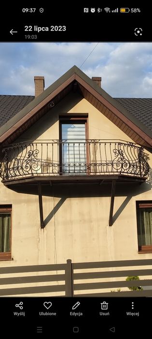 Sprzedam balustradę z podestem