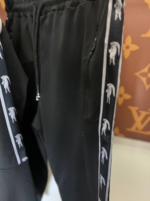 КОСТЮМ LACOSTE Мужской черный премиум осень/зима кофта штаны S M топ