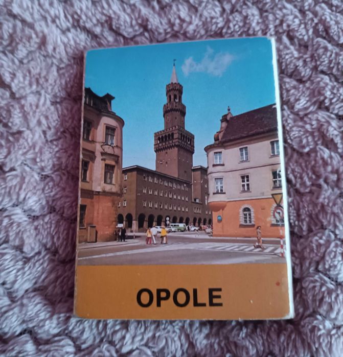 Stare widokówki  z PRL w mini książeczce Opole