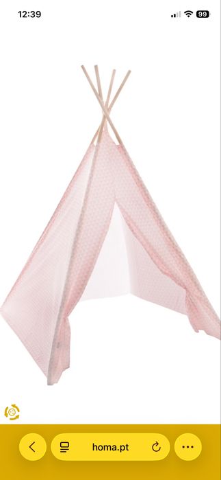 TENDA TIPI ROSA 160X120CM