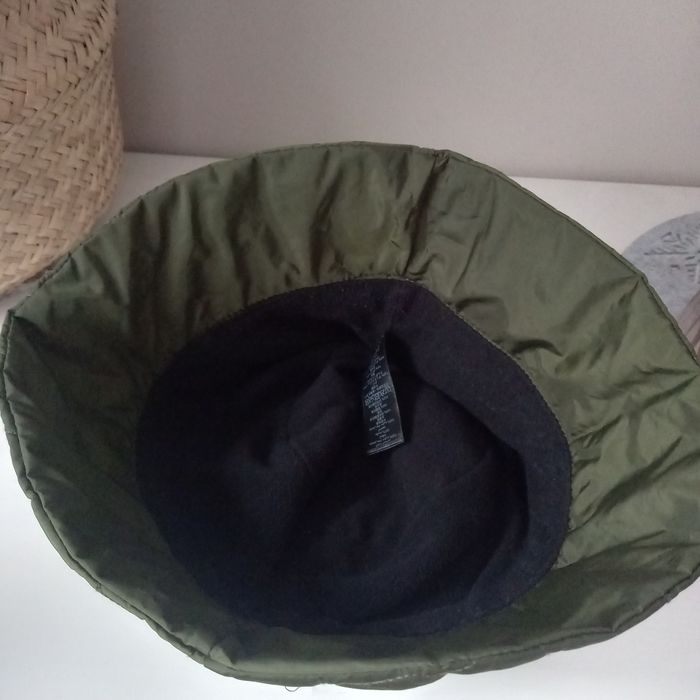 Pikowany oliwkowy bucket czapka zimowa ELEMENTS