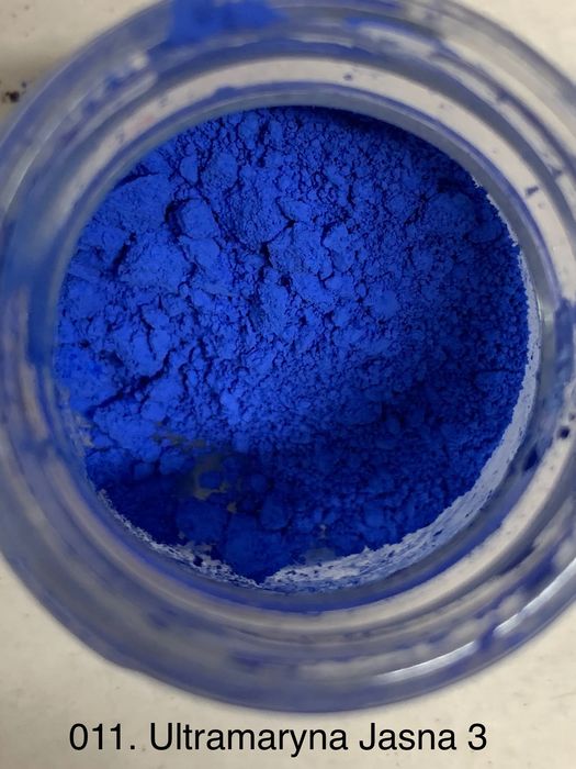 Pigment suchy ultramaryna konserwacja malarstwo ikony makijaż Hobby