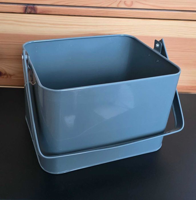 Meble VOX metalowy pojemnik z uchwytem Greno