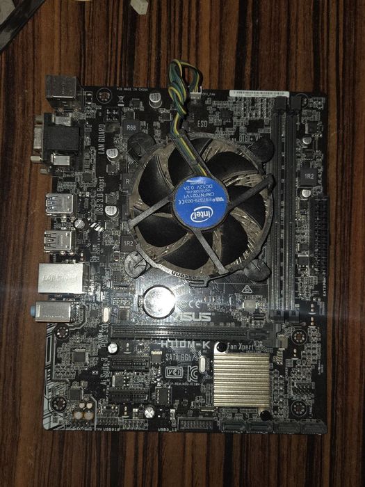 ASUS H110M-K x I5 7400 (с кулером)DDR4*