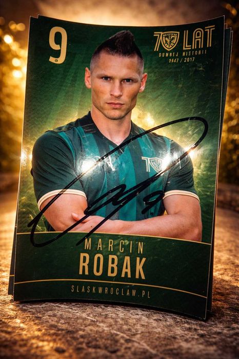 Zdjęcia z Autografem Marcina Robaka