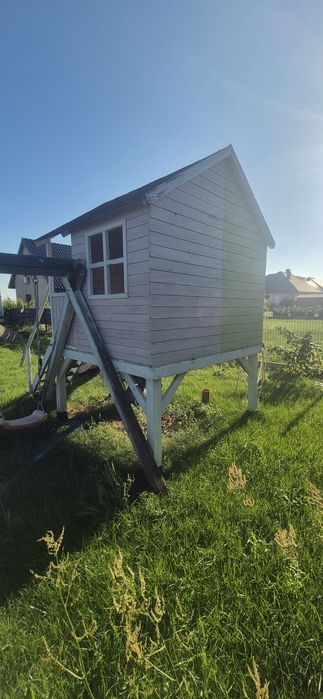 Plac zabaw, domek dla dzieci do ogrodu