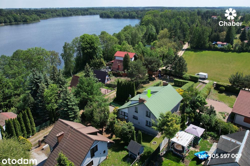 Domek z widokiem na jezioro, 2. linia brzegowa, blisko plaży.