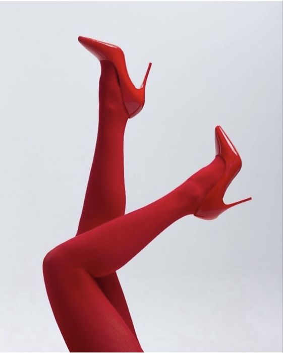 Червоні колготи, колготи бордові , капрони червоні