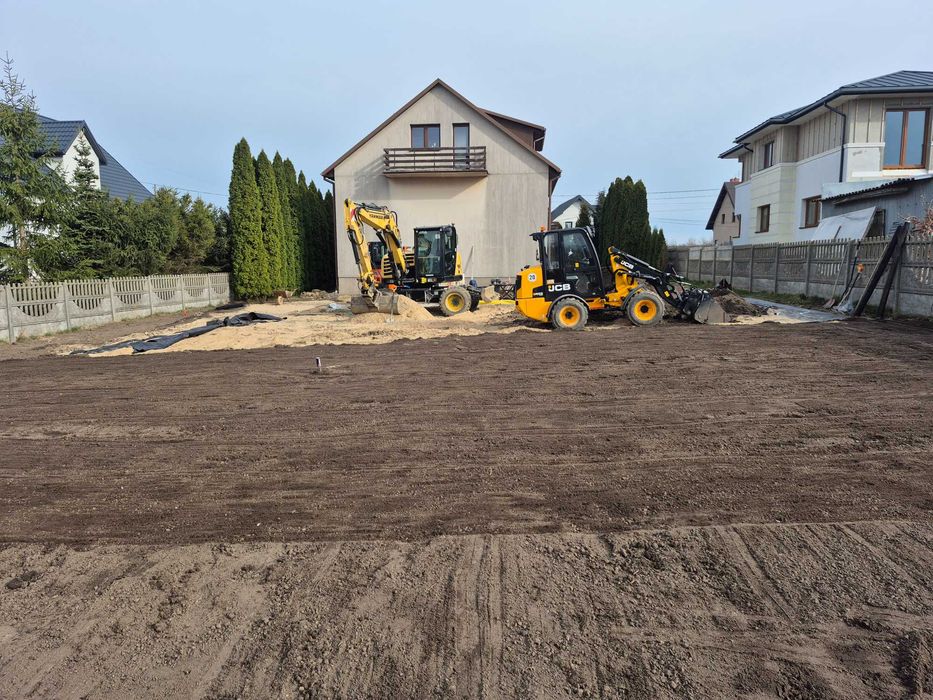 prace ziemne uslugi koparka 10 t minikoparka 2.7 t ladowarka ,wywrotka
