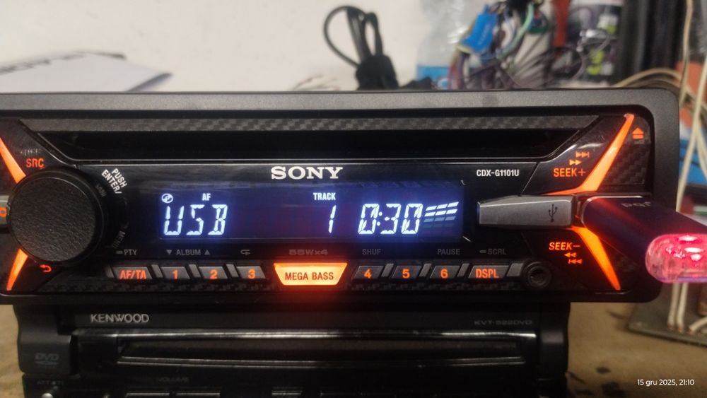 Rezerwacja!!! Radio Sony CDX-G1101U 55Wx4 usb cd aux w pełni sprawne