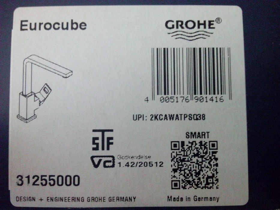 Grohe Eurocube Смеситель однорычажный для мойки (31255000)
