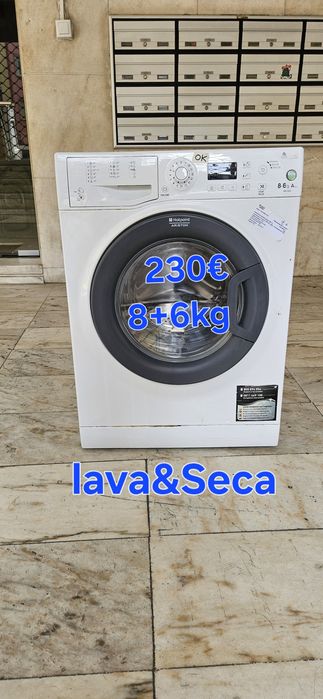 Máquinas de lavar roupa usadas, em bom estado e prontas a utilizar.
