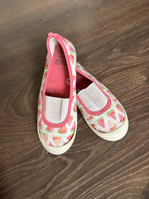 Różowe buty dla dziewczynki tenisówki balerinki Dunnes r. 31 trampki