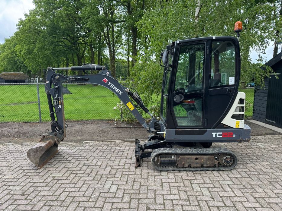 Minikoparka Terex TC22  Sprowadzona 2x Łyżka