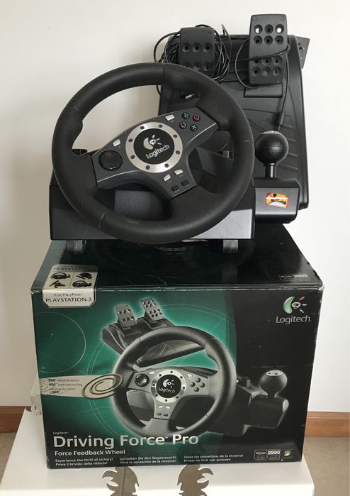 Volante e pedais Logitech Driving Force PRO (PS3 Playstation)