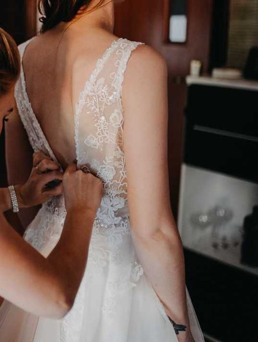 Piękna suknia ślubna