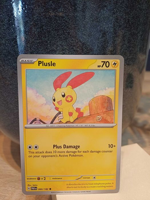 Carta Pokémon Plusle #60
