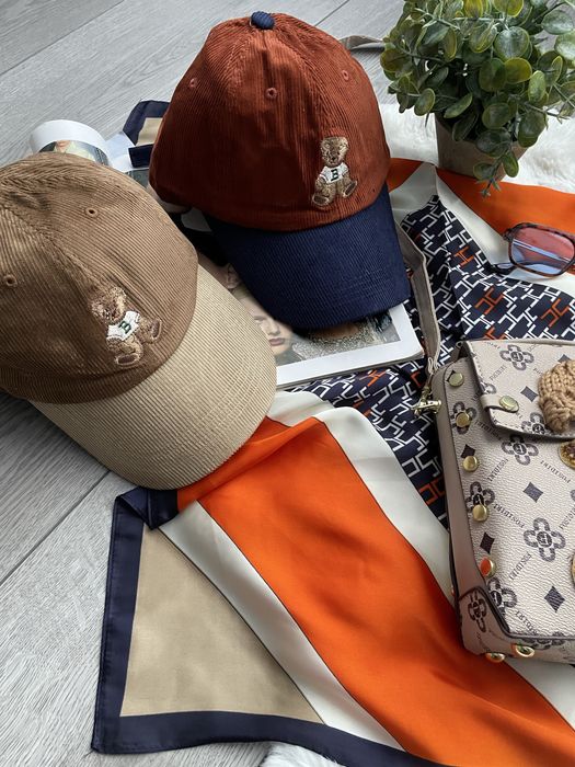 трендові  вельветові кепки мішка тедді