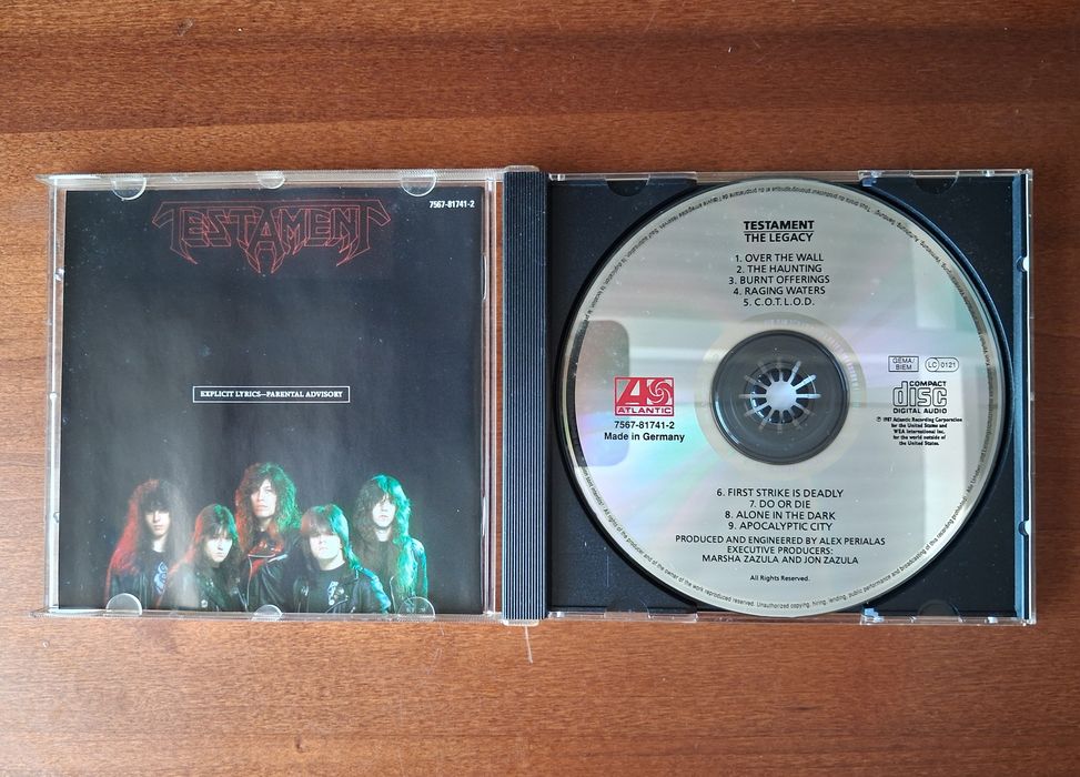 Testament The Legacy CD