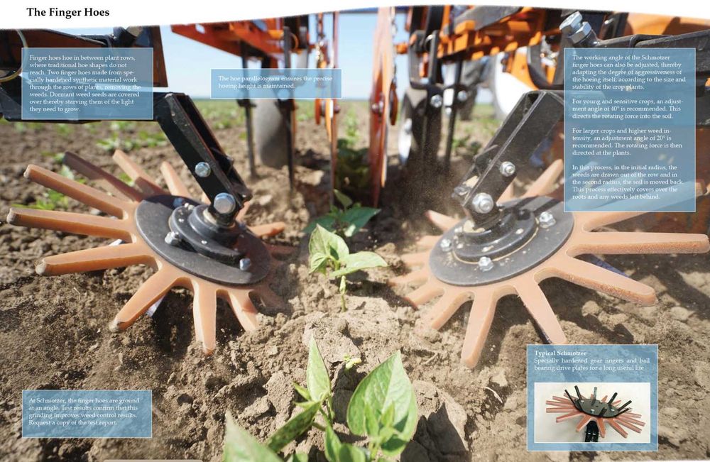 cultivador finger weeder schmotzer