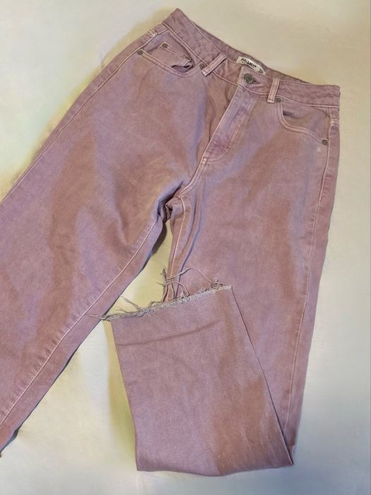 Conjunto 4 calças coloridas pull&bear lilás,laranja,vermelho, castanho