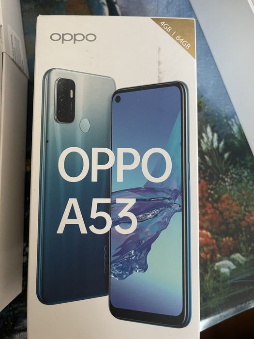 ЙСмартфон Android OPPO A53 4/64, 90Hz, коробка + чехол