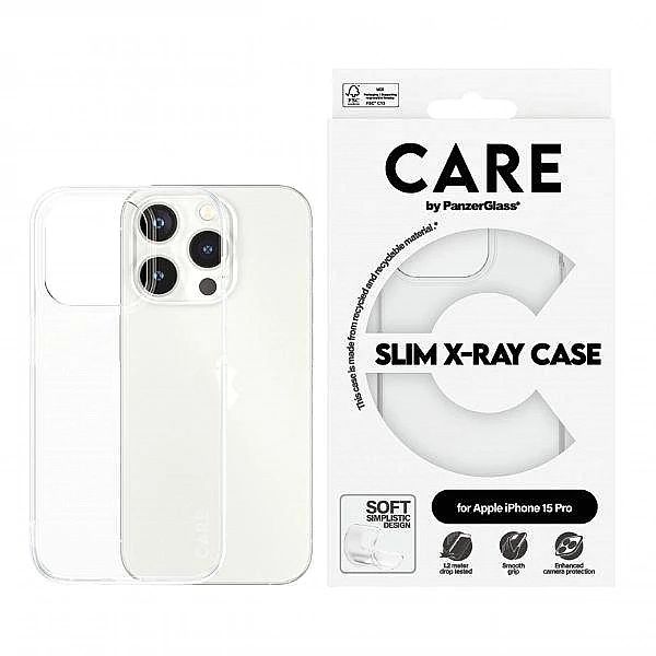 Etui CARE by PanzerGlass Slim X-Ray Case na iPhone 15 Pro - przezroczy