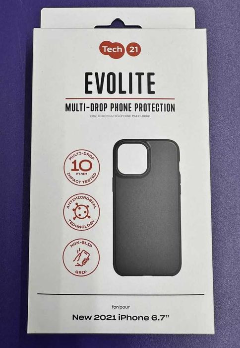 Оригинальный фирменный чехол tech21 EvoLite iPhone 13 Pro Max 12 Pro M