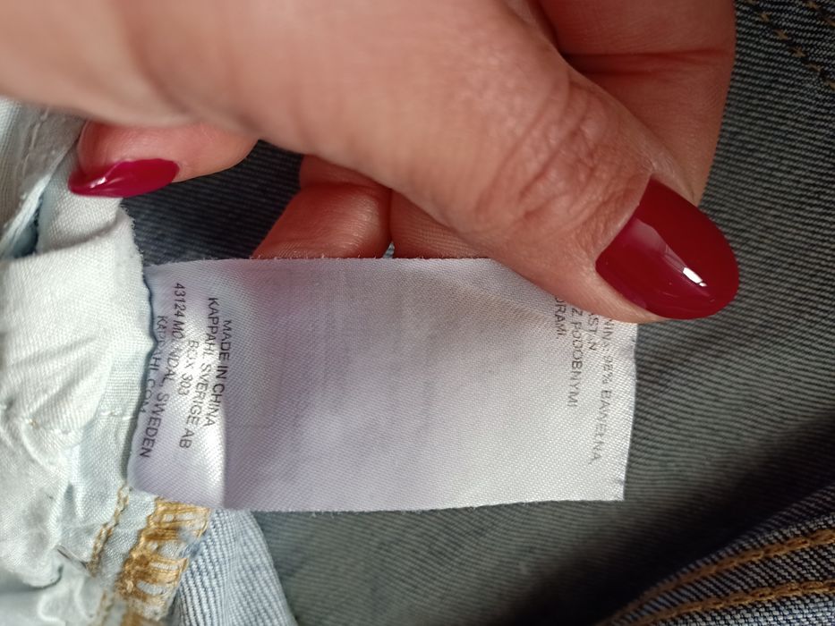 Spodnie damskie jeansy 38