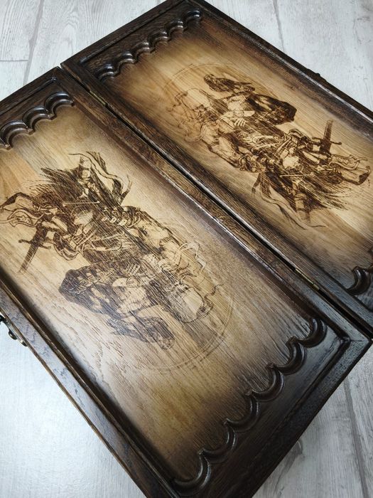 Нові нарди з натурального дуба 48х50см