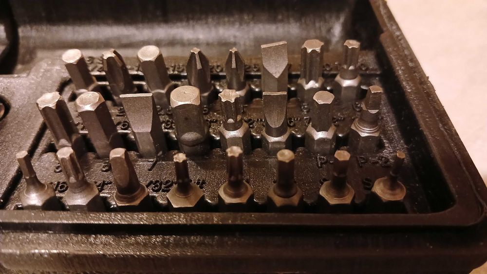 Набор 38 шт. биты головки отвертки ключи