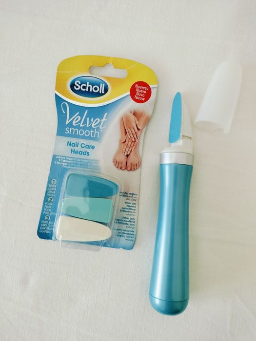 Lima unhas elétrica Scholl velvet smooth