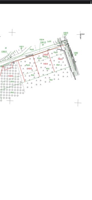 Działka 850 m² warunki zabudowy - Widok 2