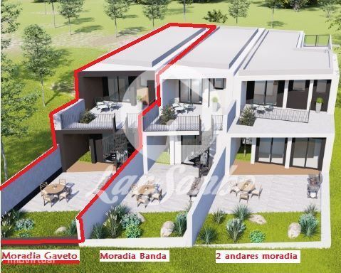 Moradia de Gaveto T3 em Santo Tirso