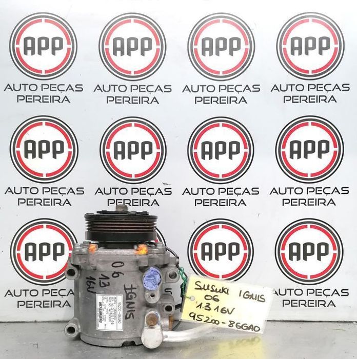 Compressor ar condicionado Susuki Ignis 1.3 16V de 2006 referência