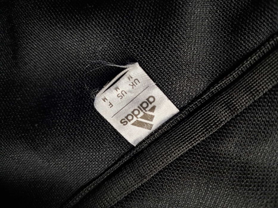 Bluza czarna Adidas , krótki zamek pod szyją, męska rozm. M.